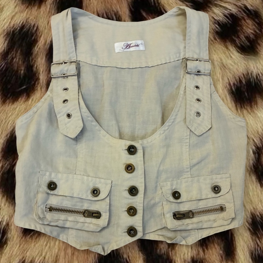 Annabelle Light Beige Vest